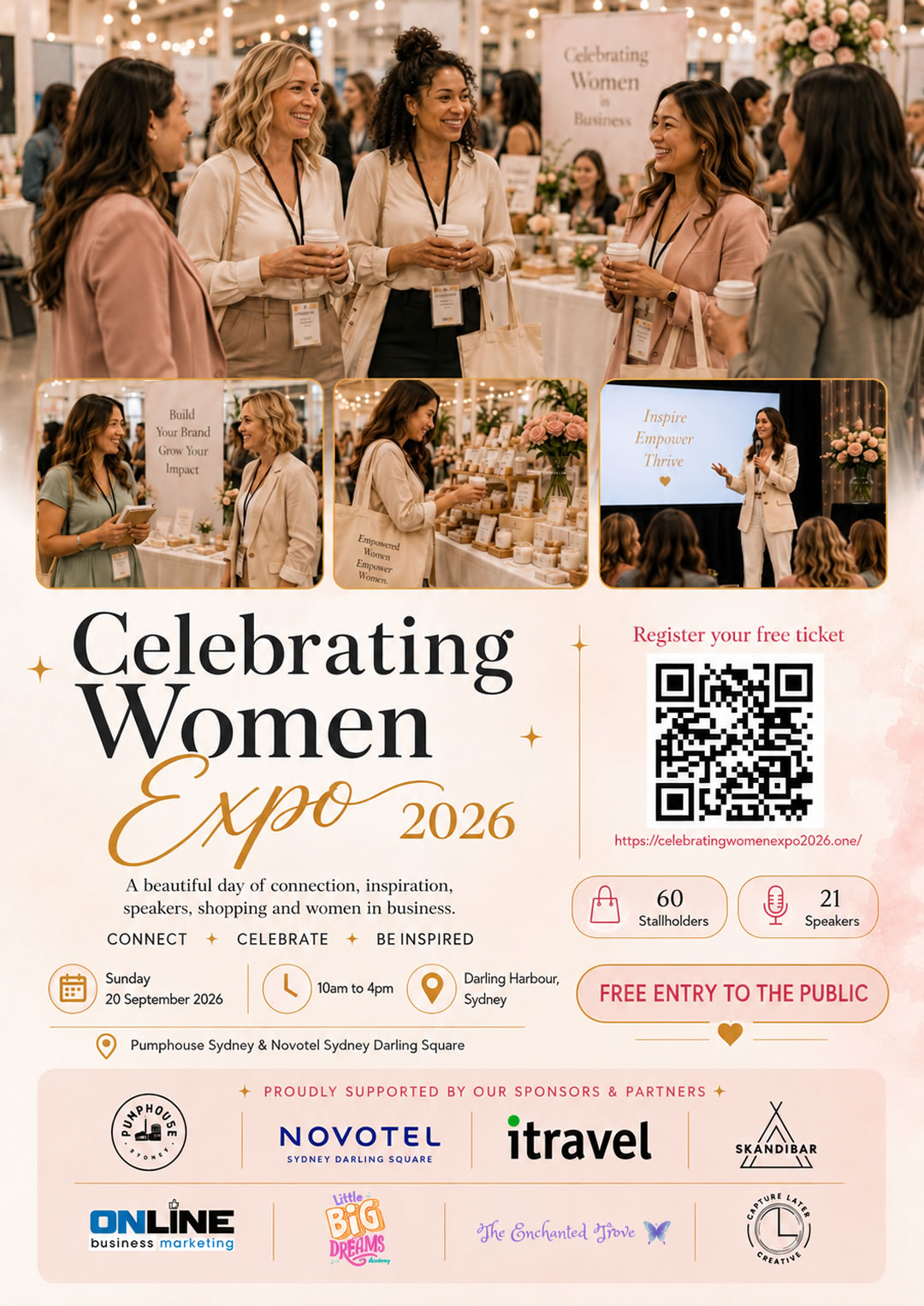 Celebrating Women Expo 2026 Poster