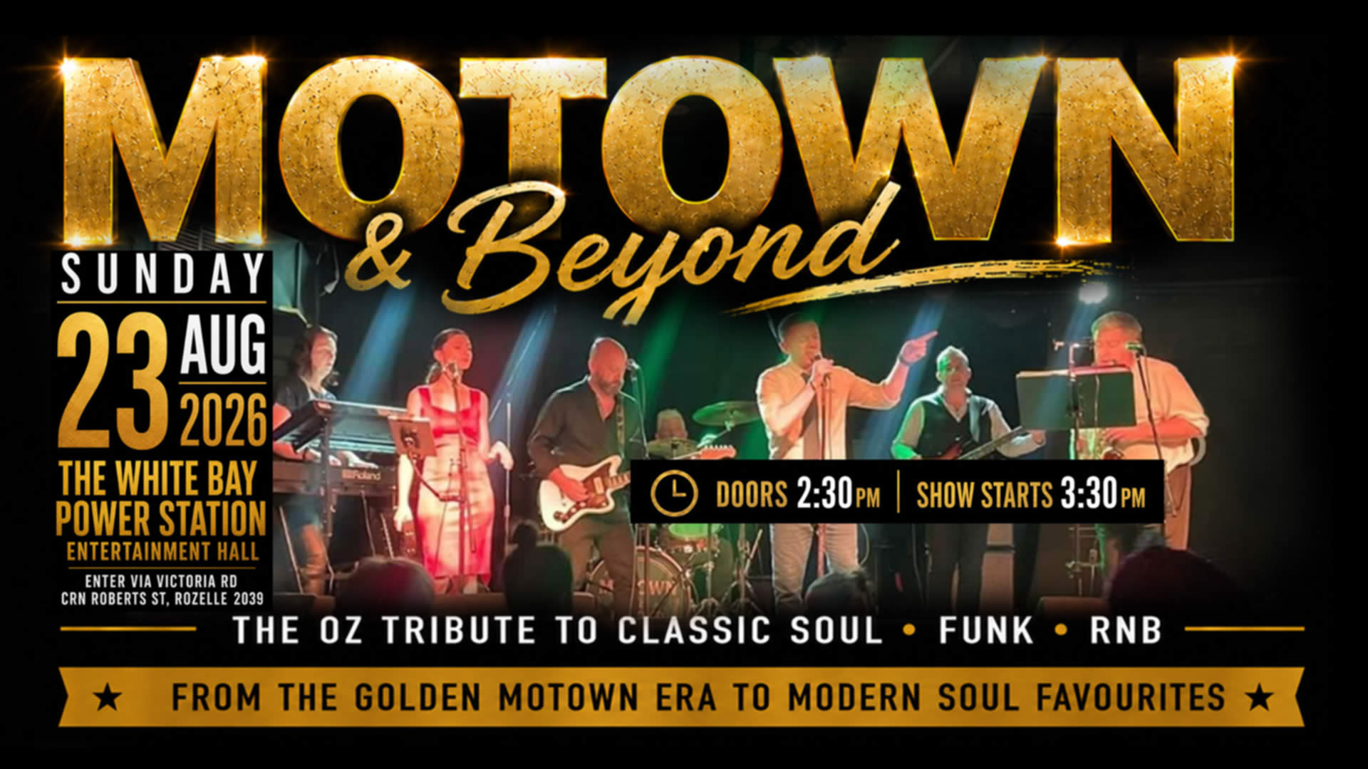 Motown & Beyond at White Bay Power Station