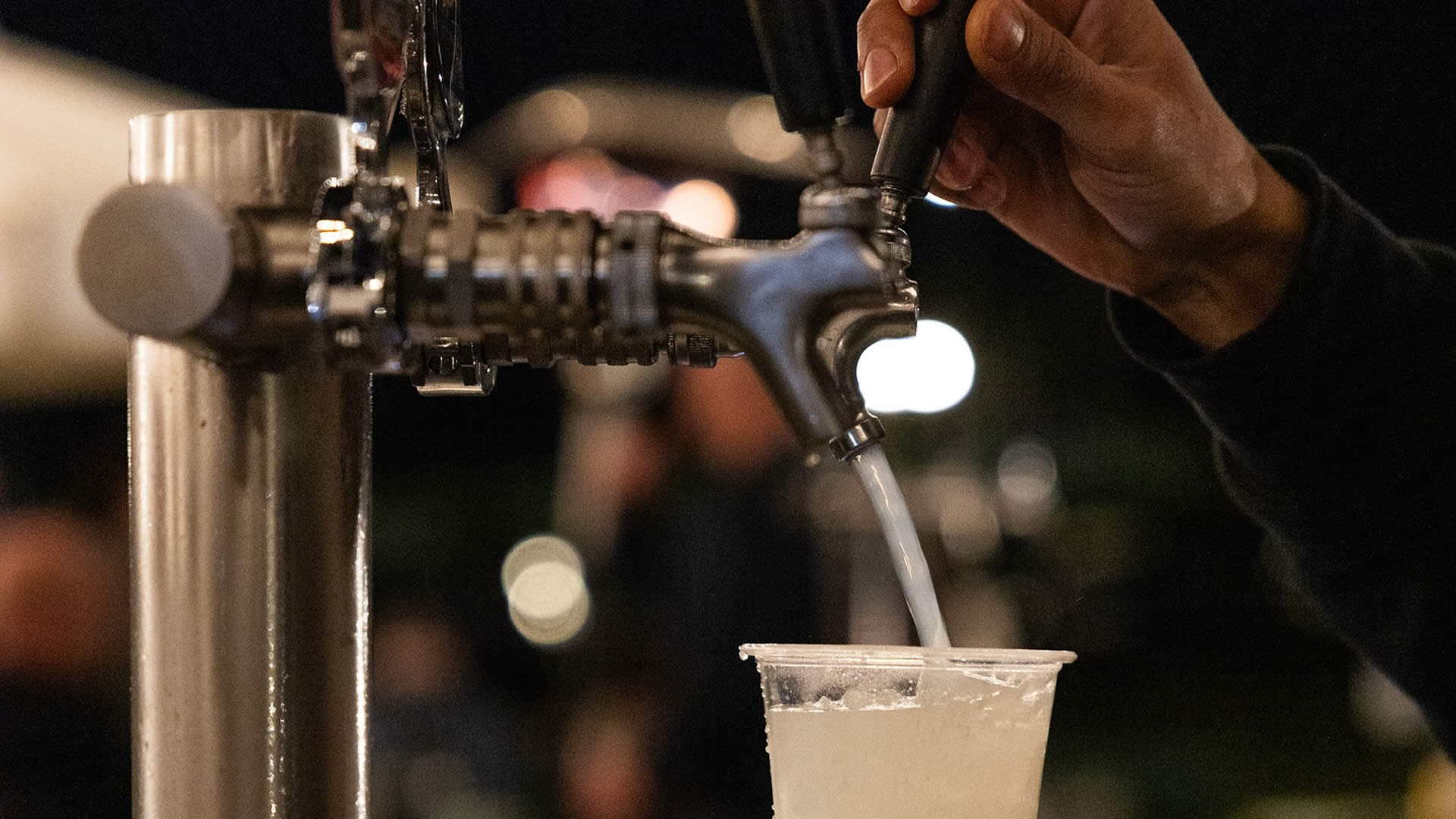 Cold tap ready to serve